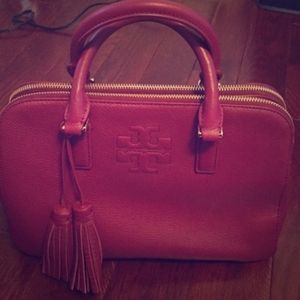 Tory Burch Thea Double Zip Tassel Shiraz Bag